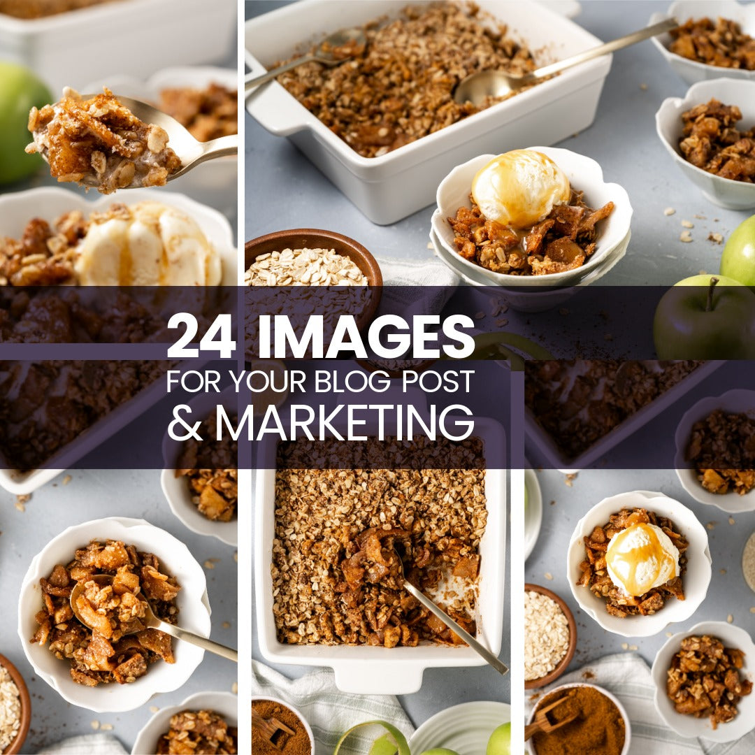 GLUTEN-FREE APPLE CRISP RECIPE SEMI-EXCLUSIVE BUNDLE (Set 3 of 3)