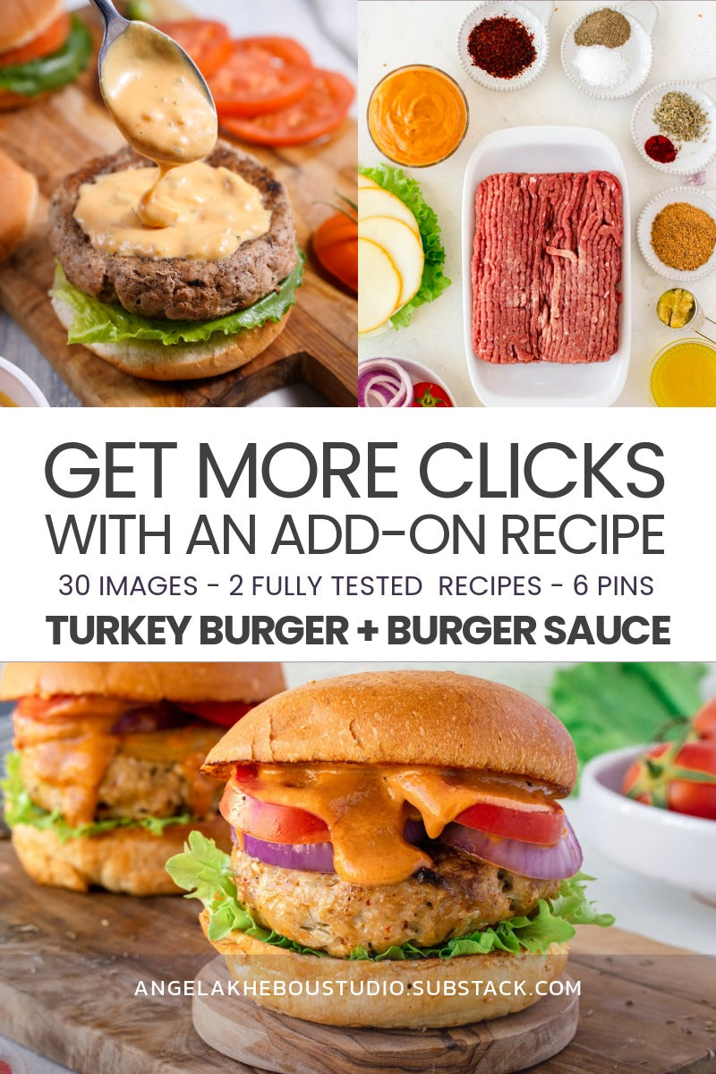 TURKEY BURGER & BURGER SAUCE SEMI-EXCLUSIVE SET 1