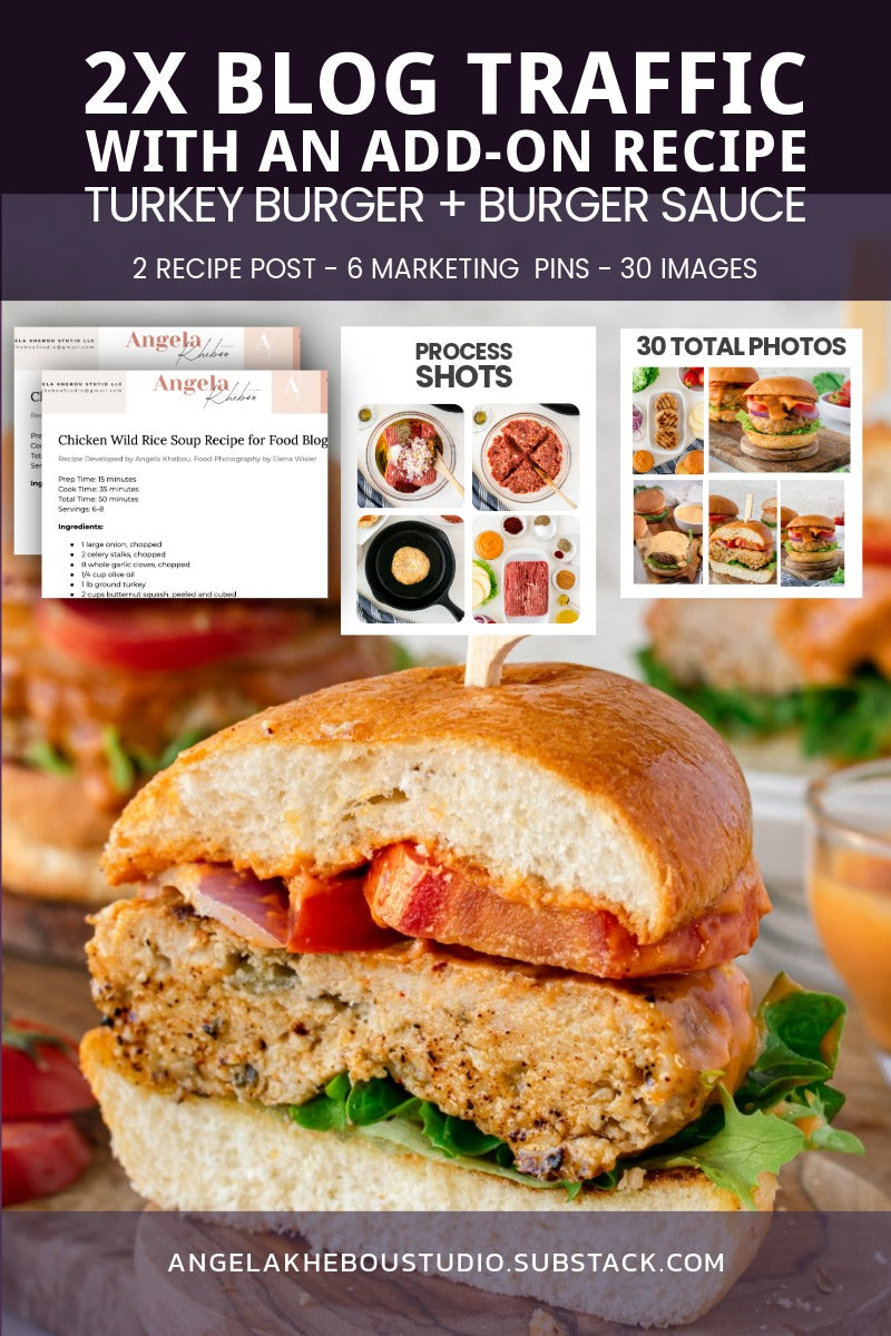 TURKEY BURGER & BURGER SAUCE SEMI-EXCLUSIVE SET 1