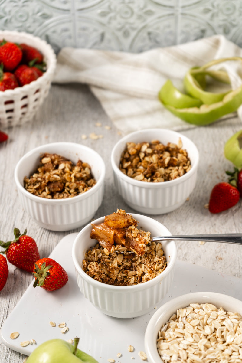 Healthy Apple Crisp Recipe – Set 1 Ramekins